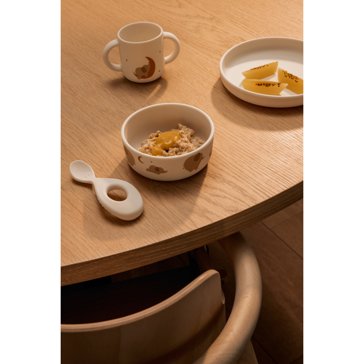 Vivi Service i Silikone - Elephant / Creme de la creme