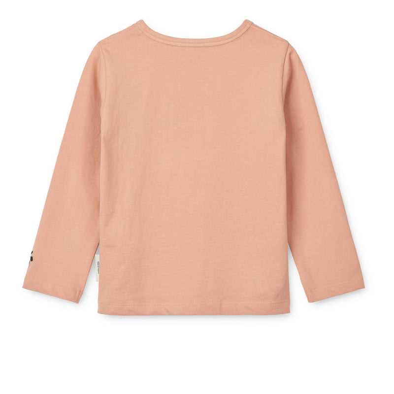 LIEWOOD APIA Langærmet T-shirt - Liewood Berry / Pale tuscany - T-shirt
