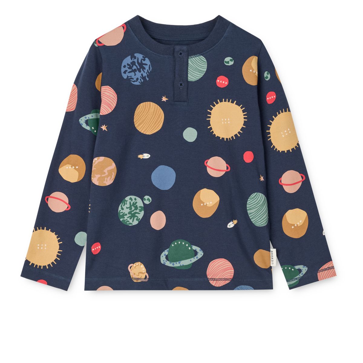 LIEWOOD WILHELM Mønstret Pyjamas - Universe / Classic navy - Pyjamassæt