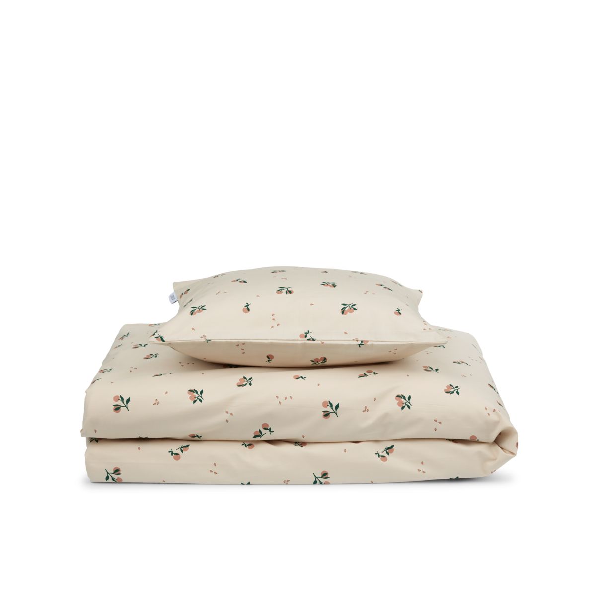 LIEWOOD Ingeborg Juniorsengetøj 100x140 - Peach / Sea shell - Sengetøj