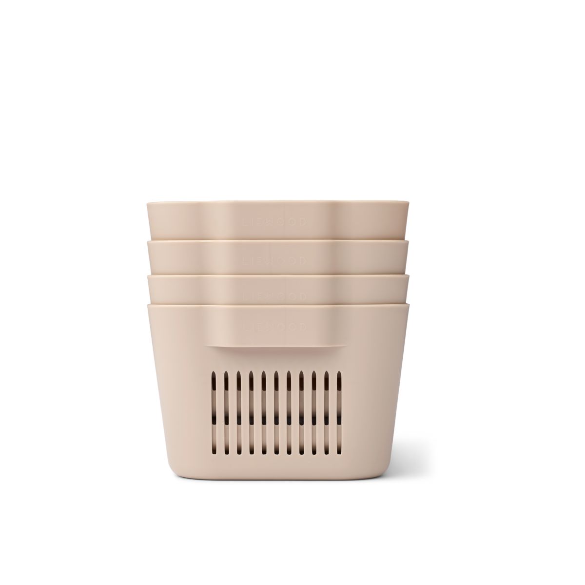 LIEWOOD MAKEEVA Mini kurv 4 stk - Sandy - Opbevaringskasser