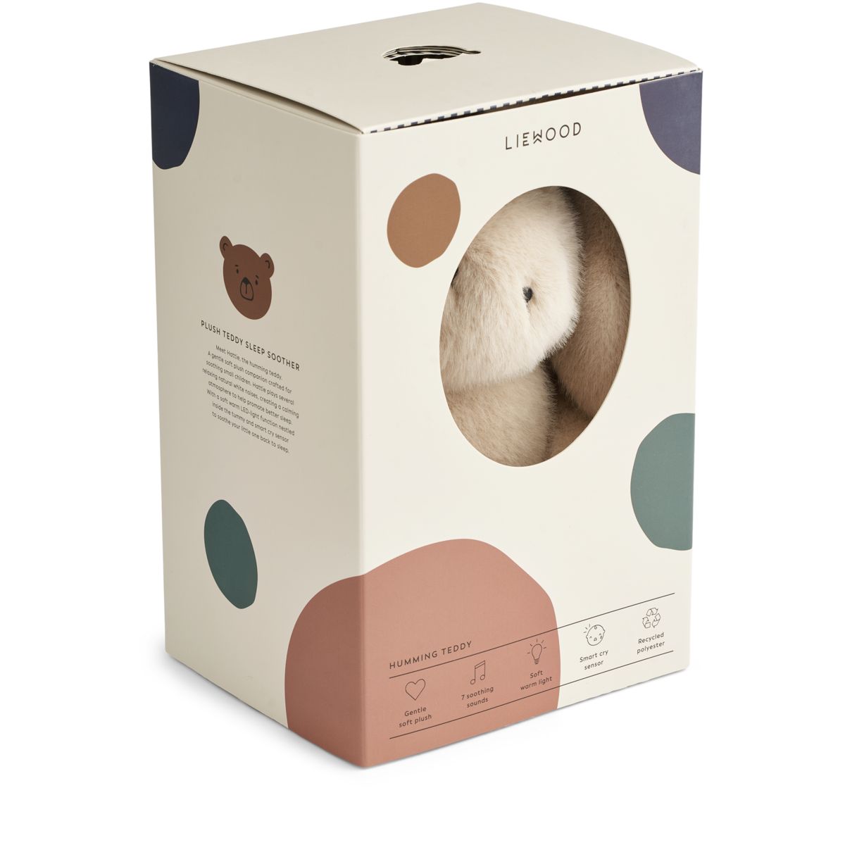 LIEWOOD HATTIE Nynnende Kaninbamse - Mist - Pile & Fleece