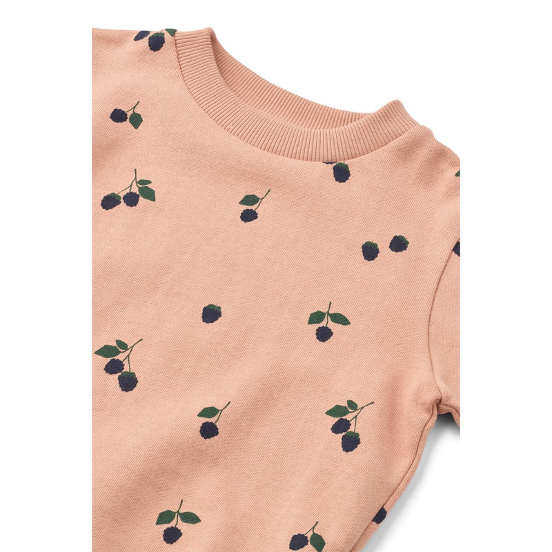 LIEWOOD THORA Sweatshirt med print - Berry / Pale Tuscany - Sweatshirts