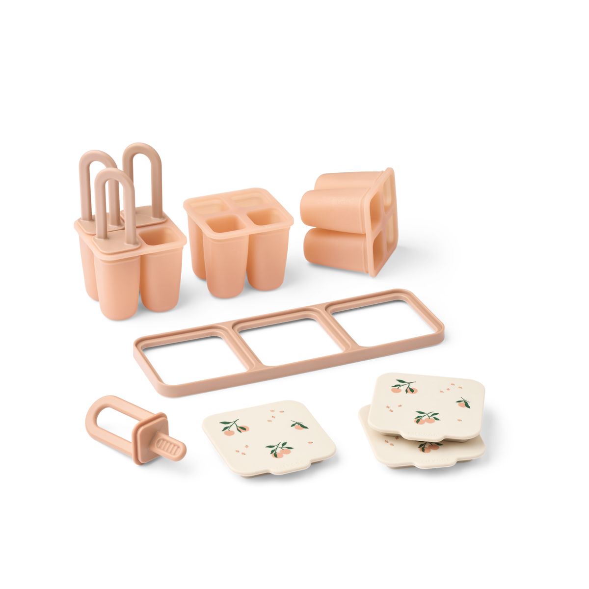 LIEWOOD KAIMEN Mad- og Ispindebakke - Peach / Sea shell - Isforme
