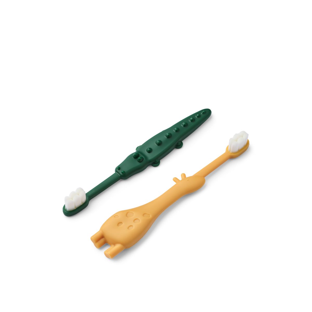 LIEWOOD FABIO Børnetandbørste - Yellow mellow / Garden green - Bad & hygiejne