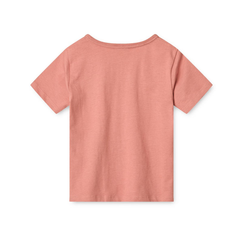 LIEWOOD Apia Kortærmet T-shirt - Dusty raspberry - T-shirt