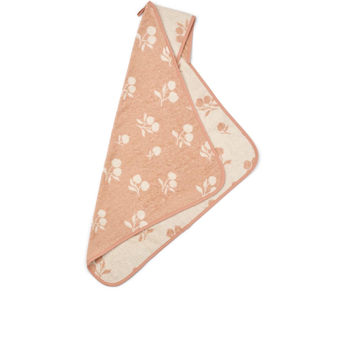 Liewood Alba Hooded Baby Towel - Peach / Sea shell - TOWEL / WASHCLOTH