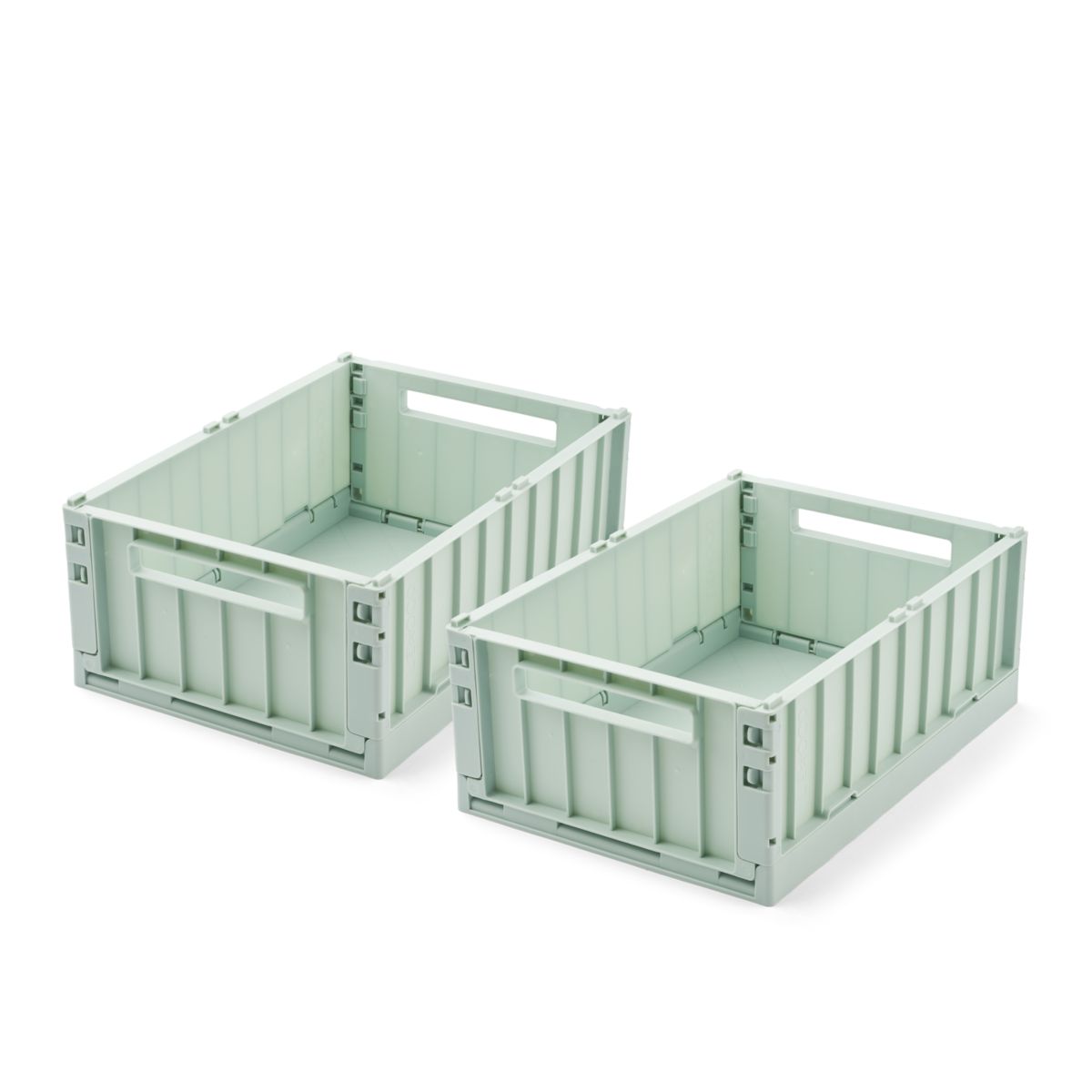 Liewood WESTON Medium Storage Box 2-Pack - Light Peppermint - STORAGE BOX