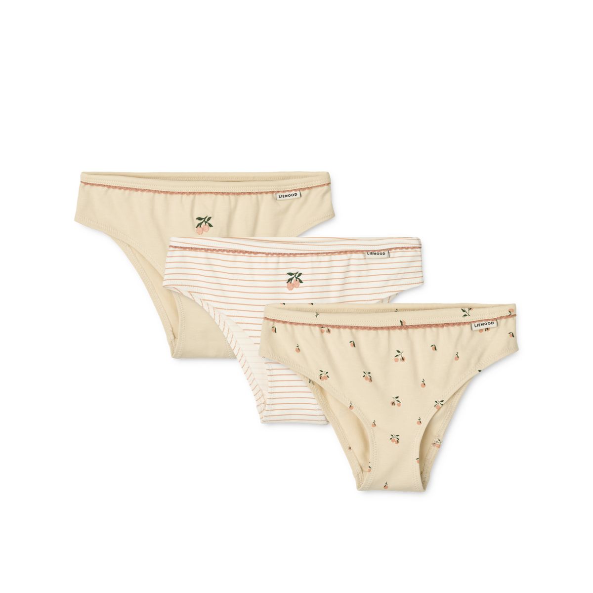 LIEWOOD AYLIN underbukser 3 stk - Mini peach sea shell mix - Trusser