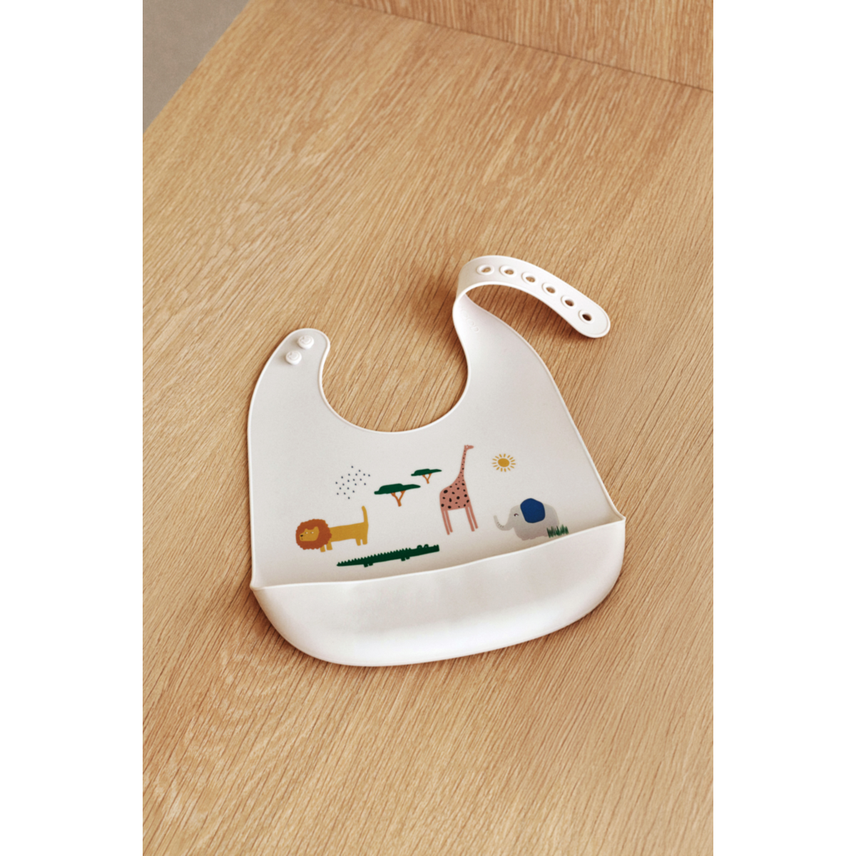 LIEWOOD Tilda Silikone hagesmæk 2-pak - Safari sandy mix - Hagesmæk