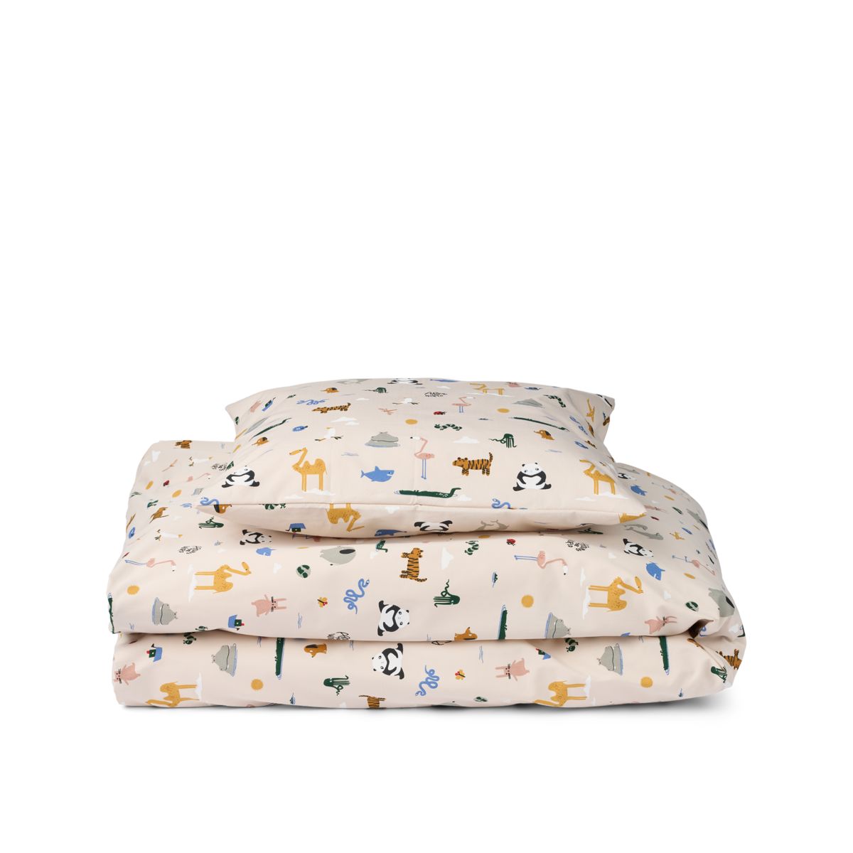 Liewood Ingeborg Junior Bedding 100x140 - Around the world / Sandy - BEDDING