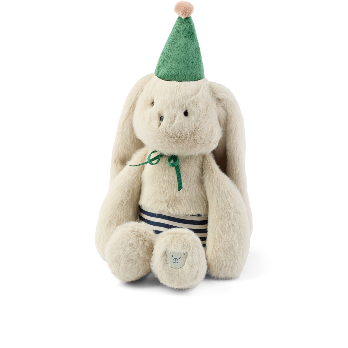 LIEWOOD BERTRAND Kaninbamse - Mist / Blue stripe mix - Pile & Fleece