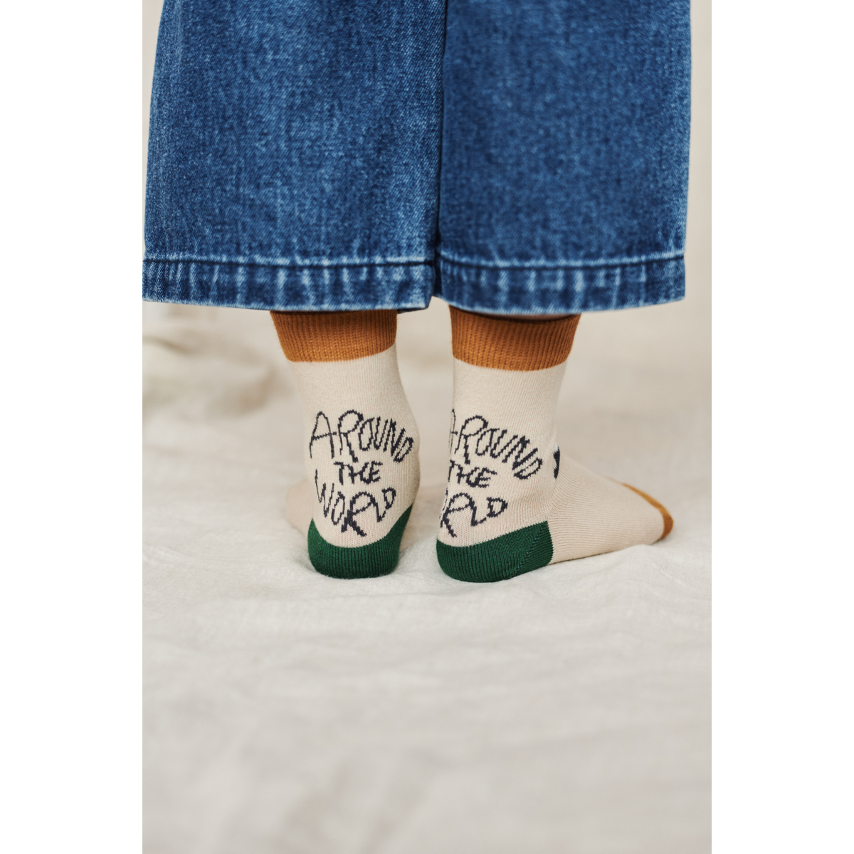 LIEWOOD SILAS Strømper 3 par - Around the world / Sandy - Sokker/Strømpebukser