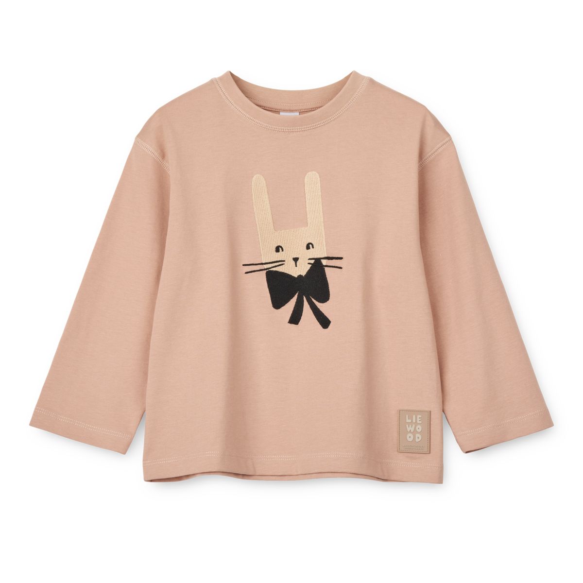 APIA Langærmet t-shirt - Rabbit / Pale tuscany