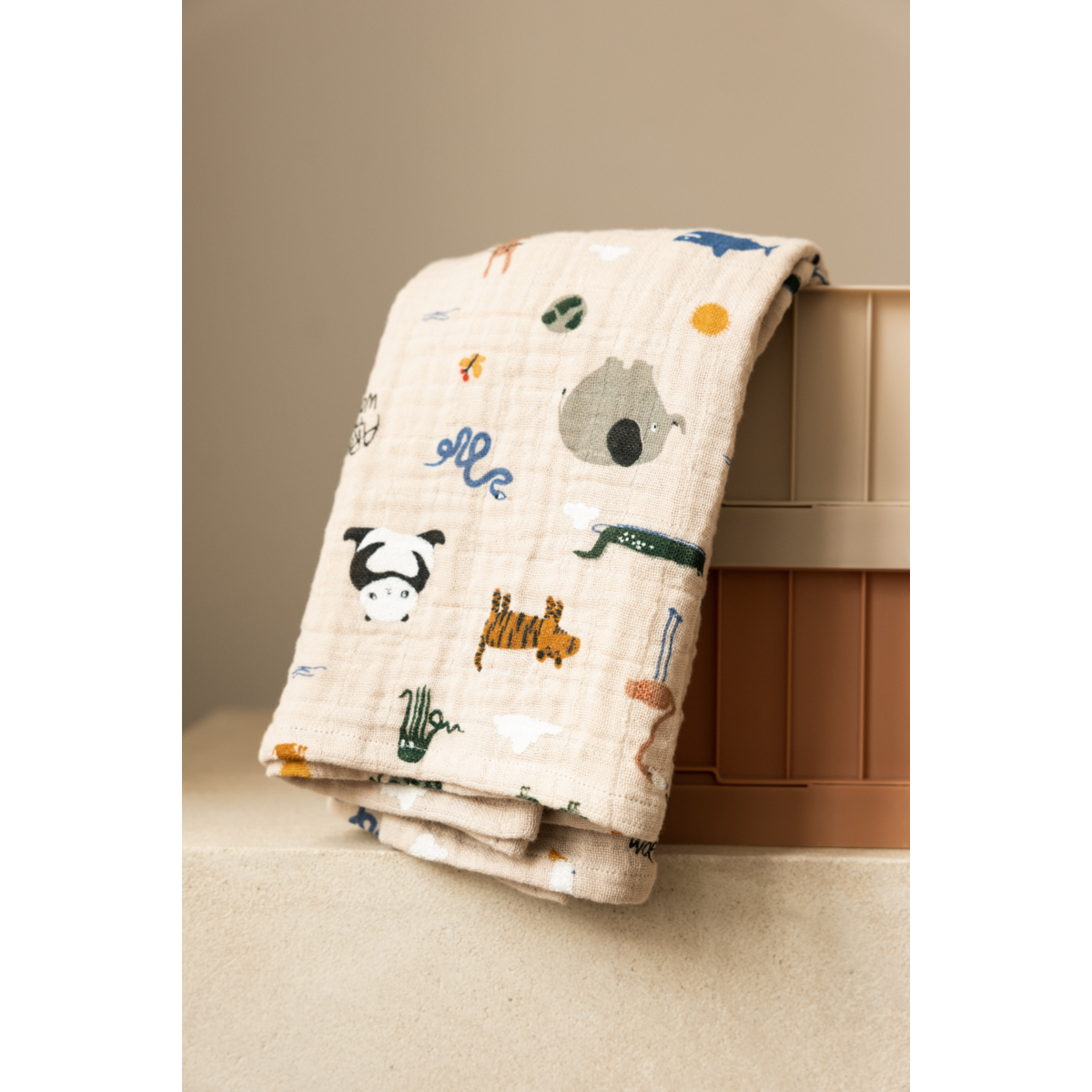 LIEWOOD Lewis stofbleer 2 stk - Around the world / Sandy - Stofbleer