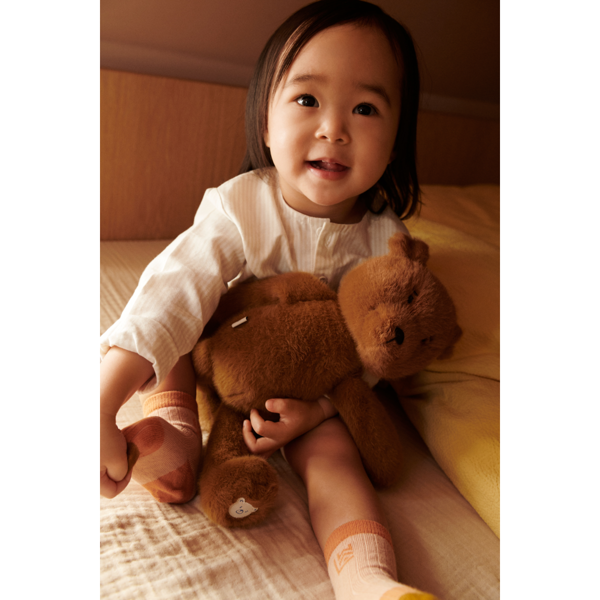 LIEWOOD Berto Bamse - Golden caramel - Pile & Fleece