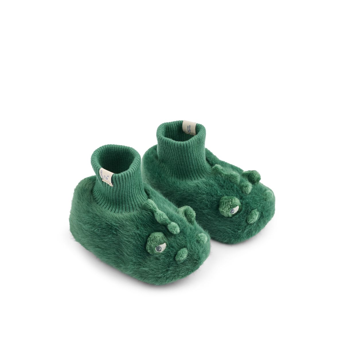BETH Krokodillehjemmesko i Plys - Garden green