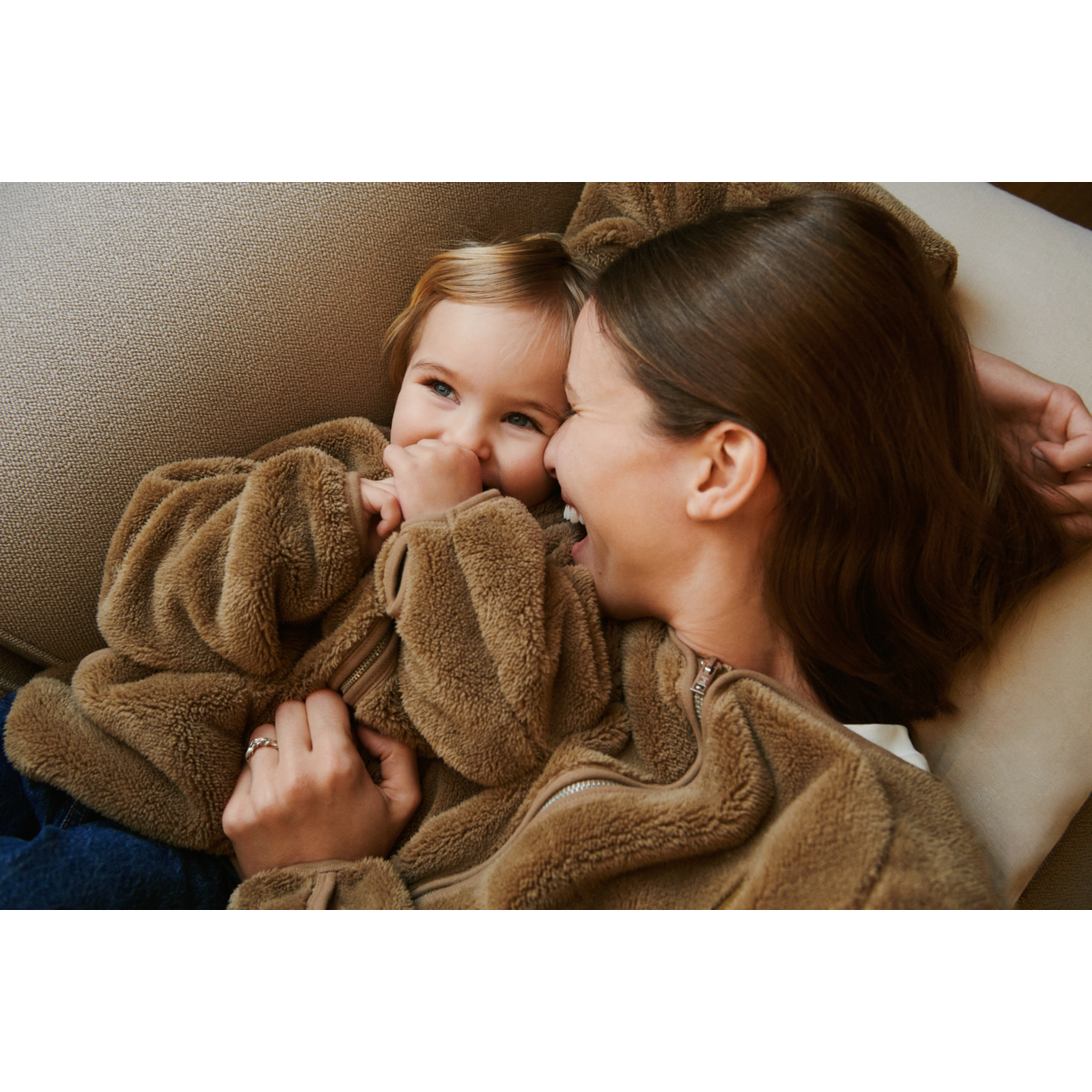 Calina Fleecejakke til voksne - Oat