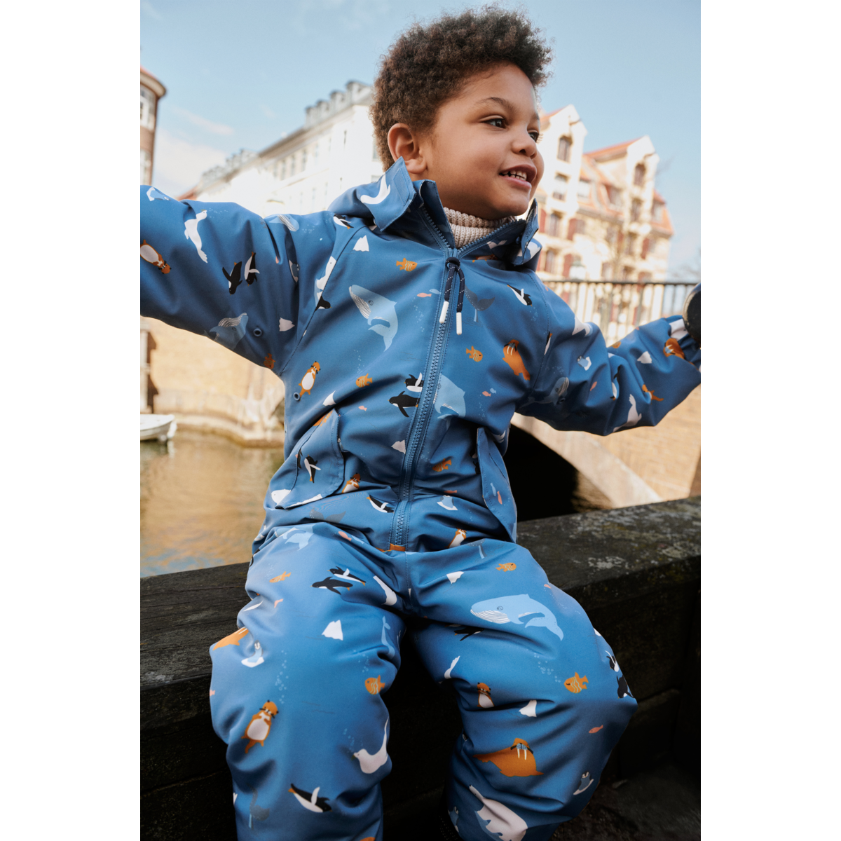 LIEWOOD MADDY Flyverdragt - Arctic Sea / Ocean view - SUIT