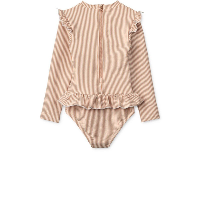 LIEWOOD Sille Babybadedragt i Bæk og Bølge - Y/D stripe Pale tuscany / Creme de la creme - Badedragt