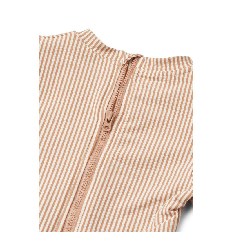 LIEWOOD Sille Babybadedragt i Bæk og Bølge - Y/D stripe Pale tuscany / Creme de la creme - Badedragt