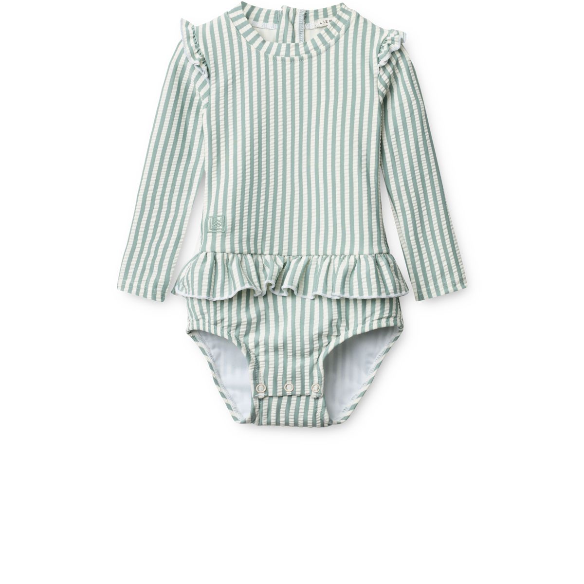 LIEWOOD Sille Babybadedragt i Bæk og Bølge - Y/D stripe Peppermint / Creme de la creme - Badedragt