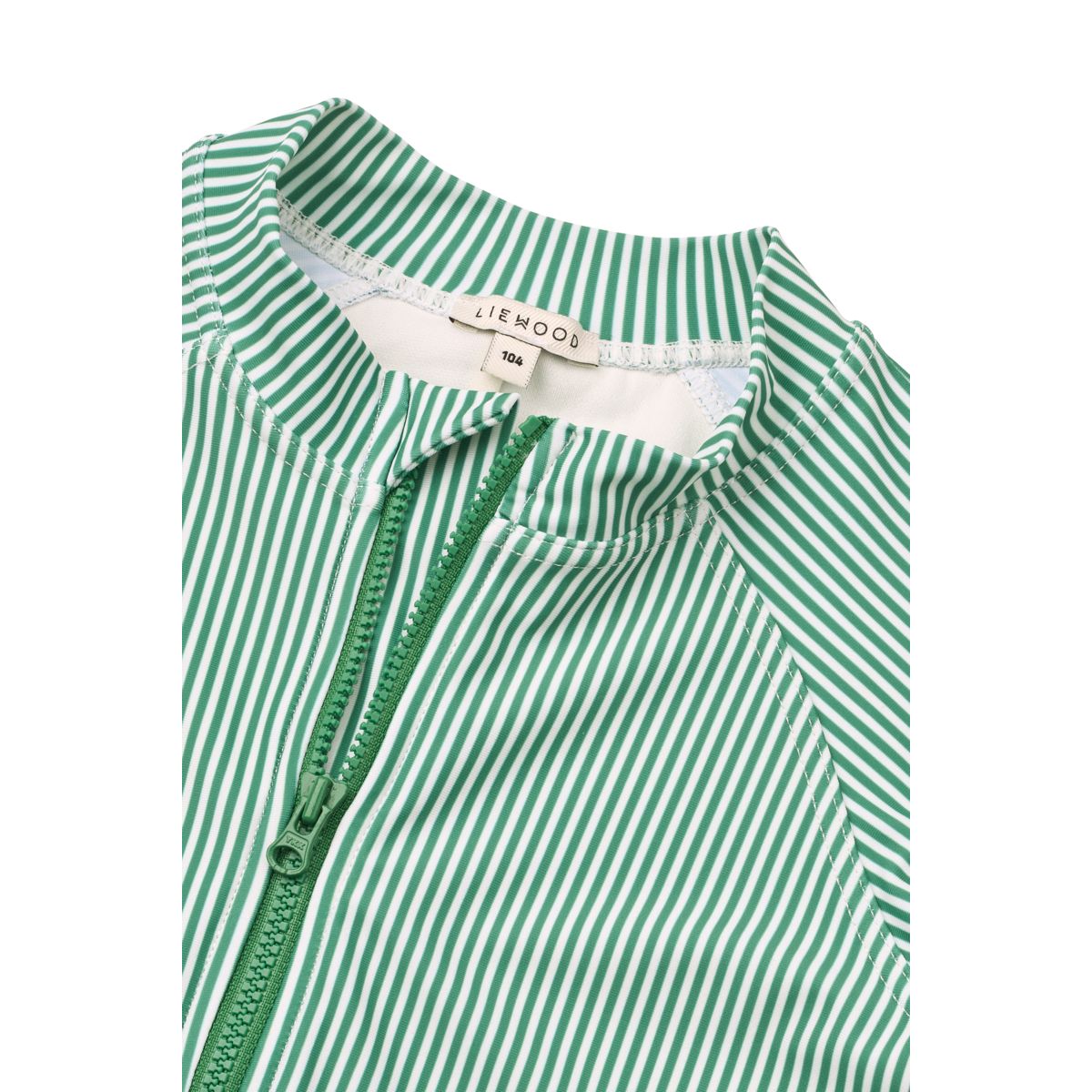 LIEWOOD MAX Langærmet Badeheldragt - Bright garden / Creme de la creme - Badedragt