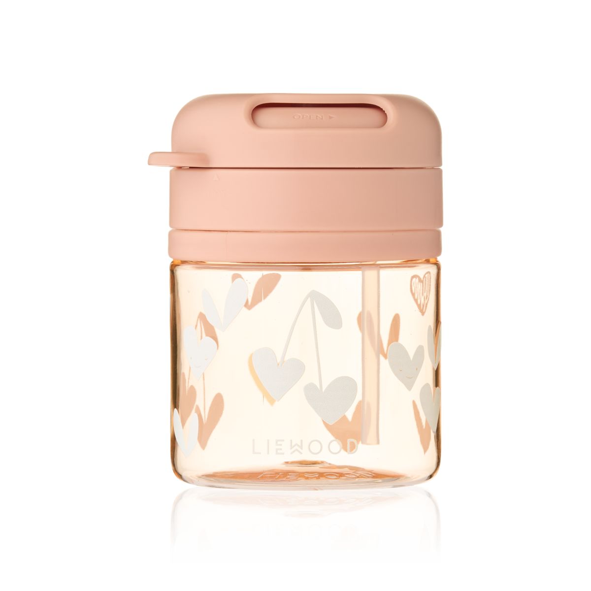 LIEWOOD PAVIA Sugerørskop i Tritan - Sweethearts / Pale tuscany - Kop