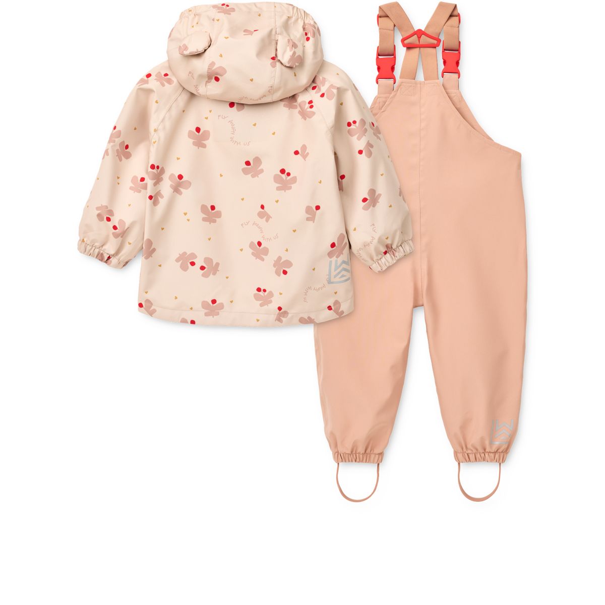 Liewood Manu Rainwear Set - Butterfly / Apple blossom - SET