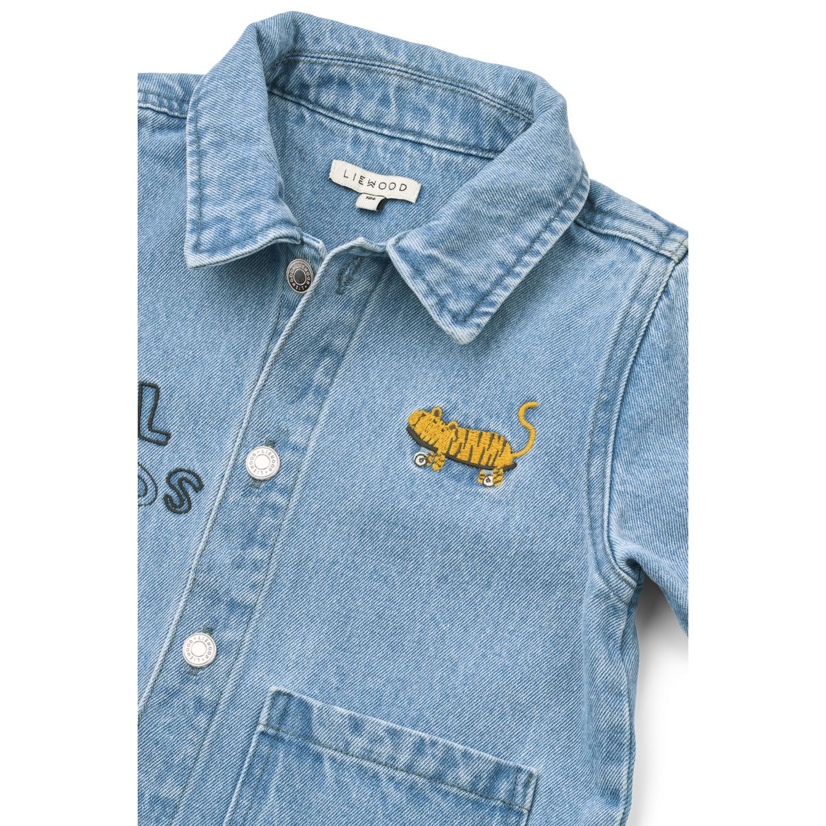 Liewood Kinsley Denim Overshirt - Cool kids / Light blue denim - OVERSHIRT