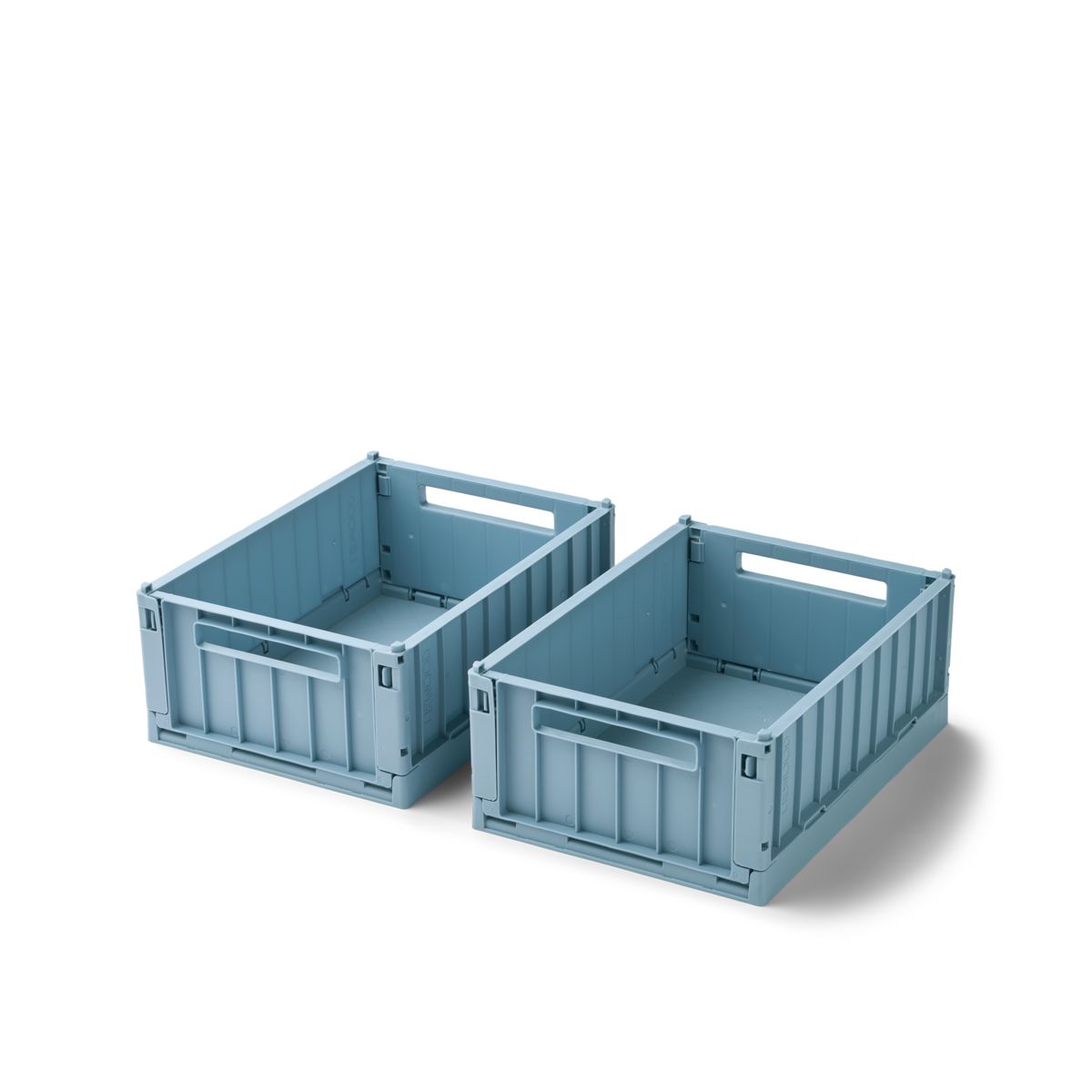 LIEWOOD Weston lille opbevaringskasse 2-pak - Beach blue - Opbevaringskasser