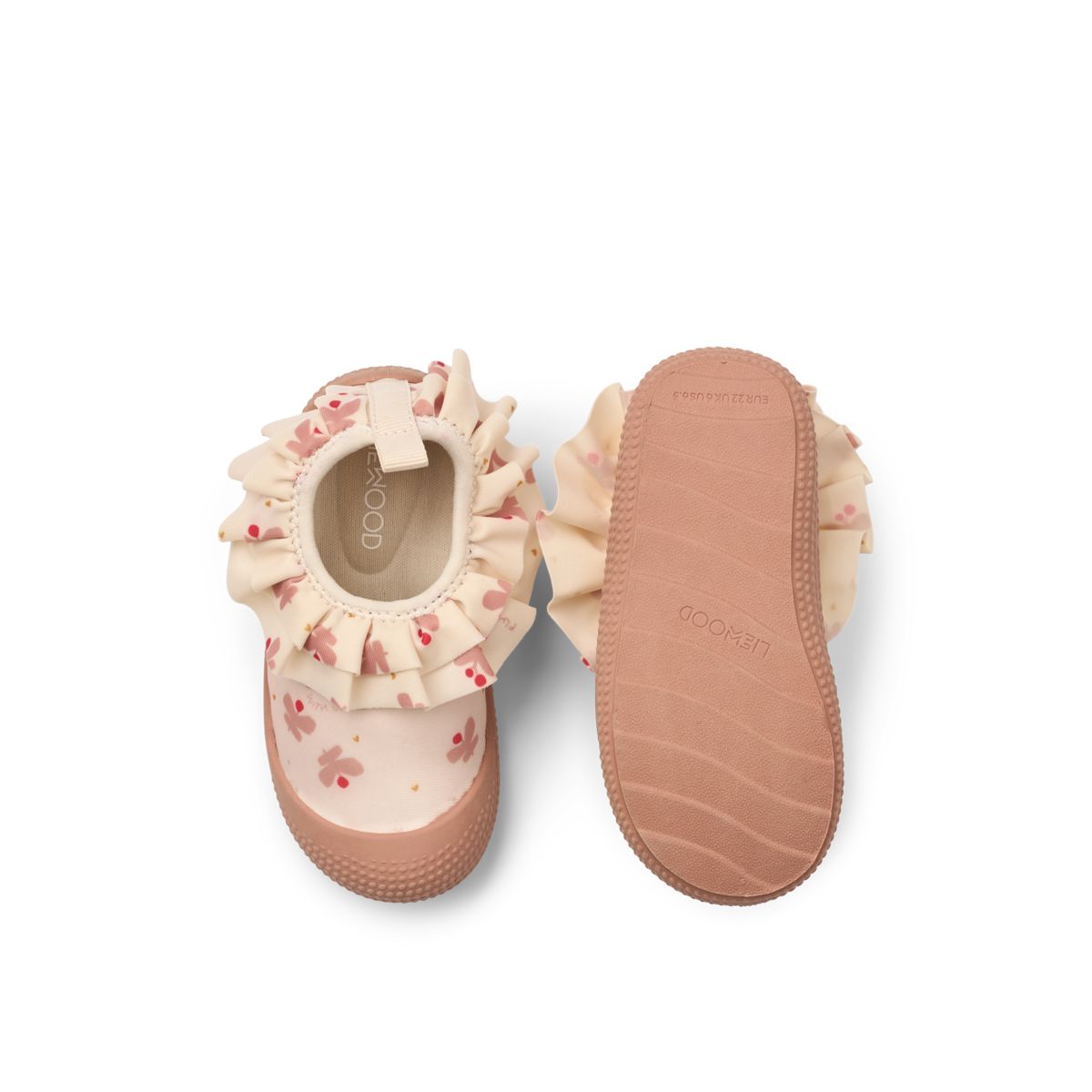 Liewood Sanjia Flounce Sea Shoes - Mini Butterfly / Apple blossom - SWIM SHOE