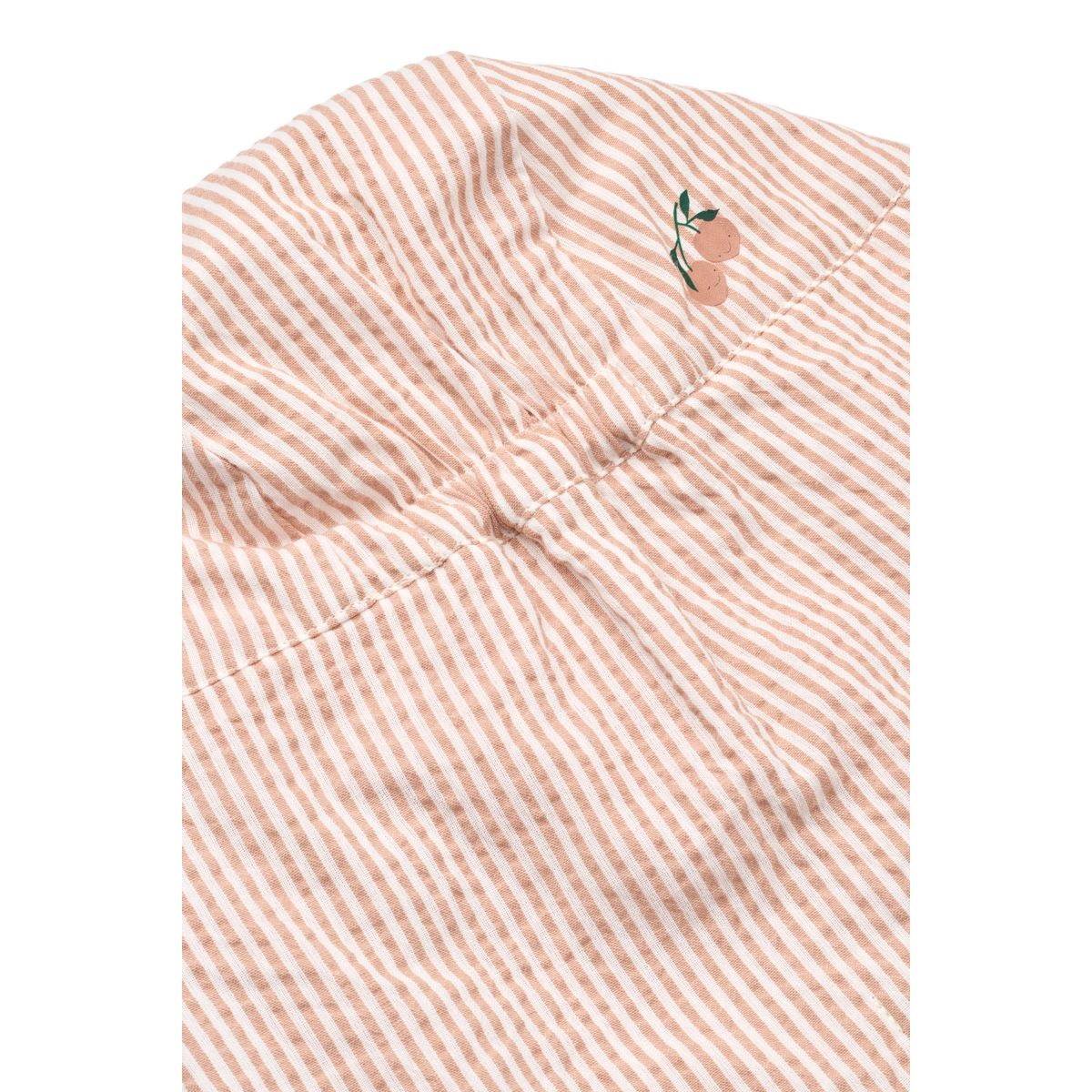 LIEWOOD Cecilia Solhat - Y/D stripe Pale tuscany / Creme de la creme - Hatte & Kasketter