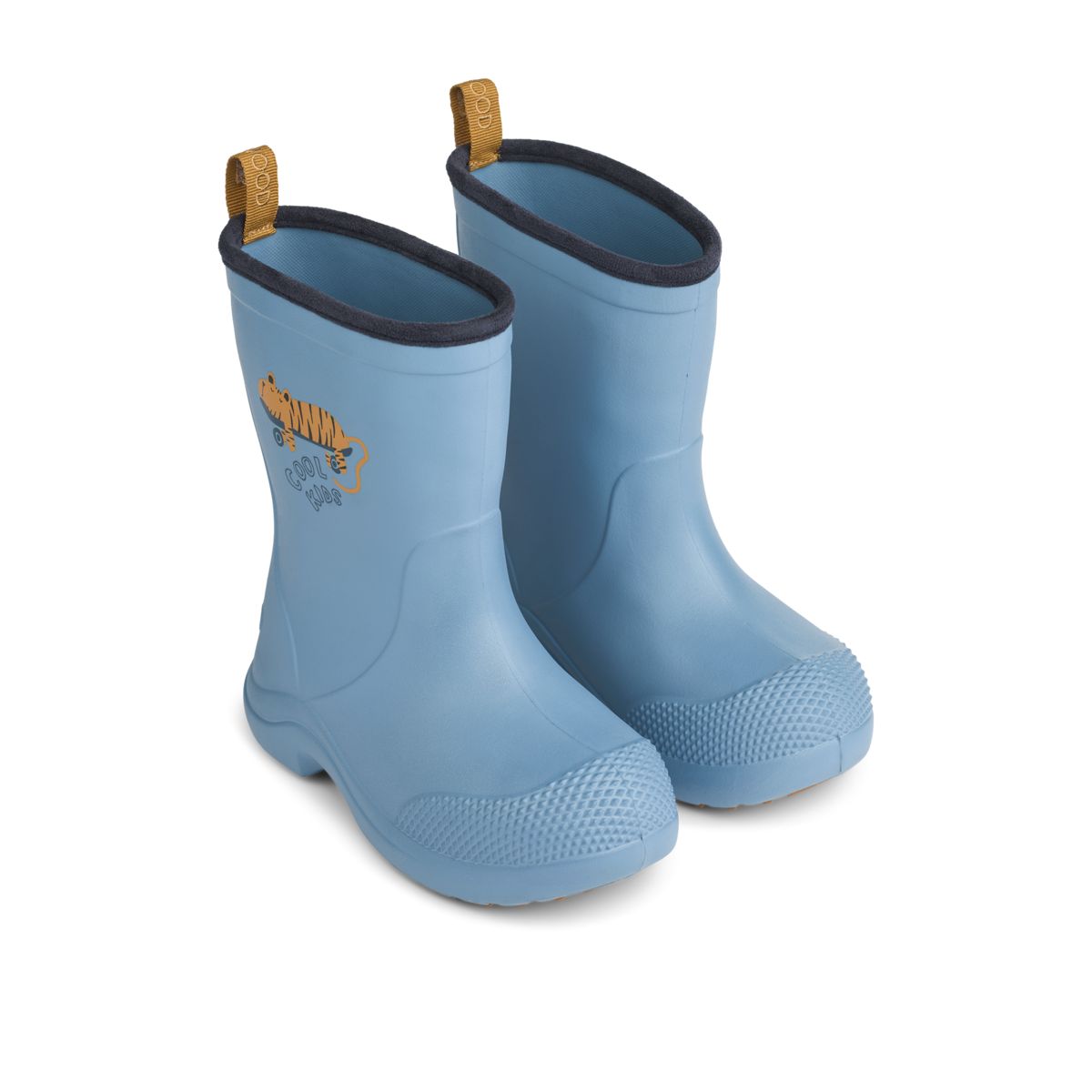 LIEWOOD ASTON Gummistøvler - Tiger / Beach blue - RAIN BOOTS
