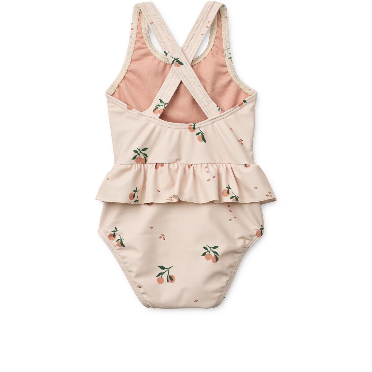 LIEWOOD Amara Mønstret Badedragt - Peach / Sea shell - Badedragt