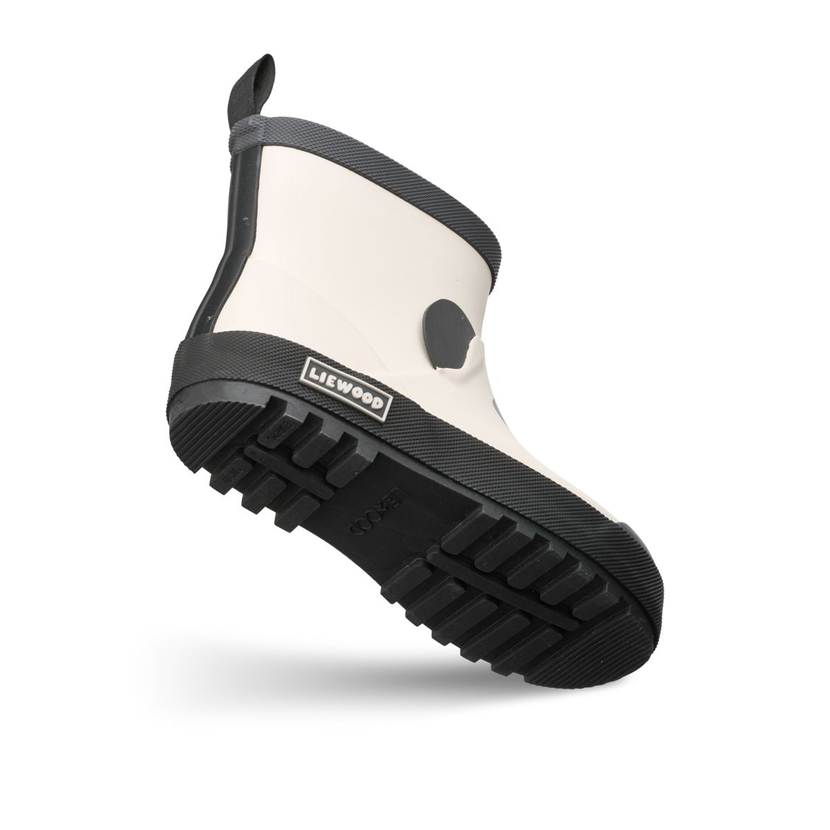 LIEWOOD TEKLA Kort Panda Gummistøvler - Sandy / Dark grey - Gummistøvler