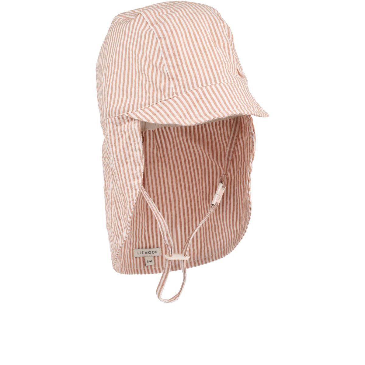 LIEWOOD Cecilia Solhat - Y/D stripe Pale tuscany / Creme de la creme - Hatte & Kasketter