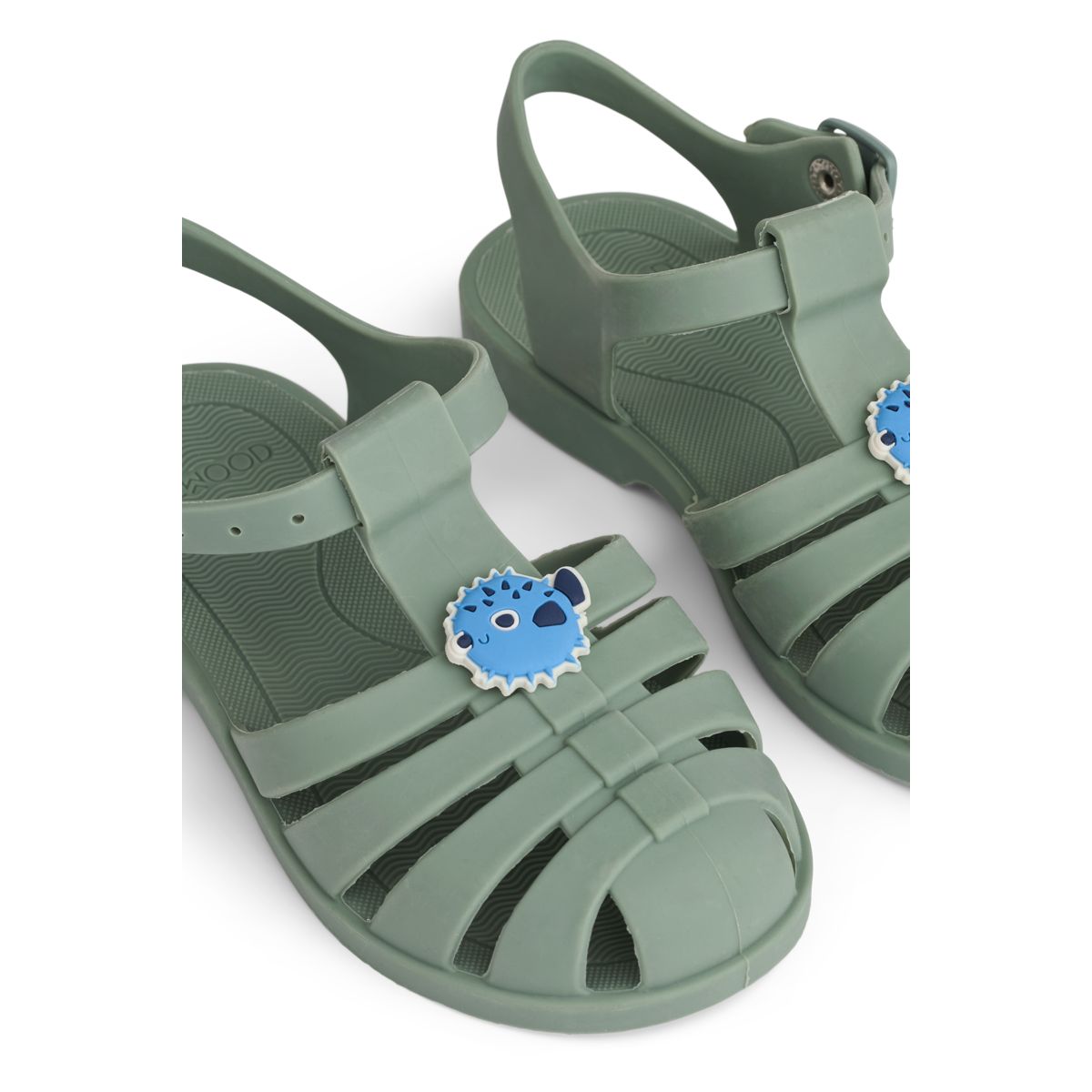 Liewood Bre Beach Sandals with Charms - Puffer / peppermint - BEACH SANDALS