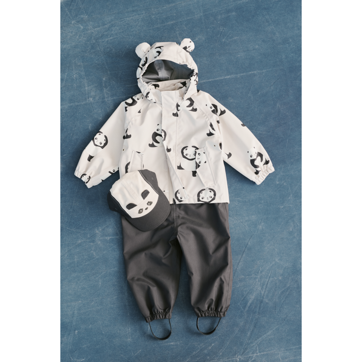 LIEWOOD RORY Pandakasket - Sandy / Dark grey - Hatte & Kasketter