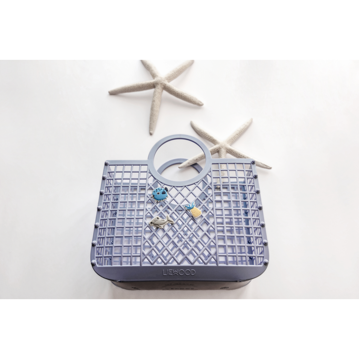 Liewood Samantha Basket with Charms - Dusty lavender - BASKET BAG