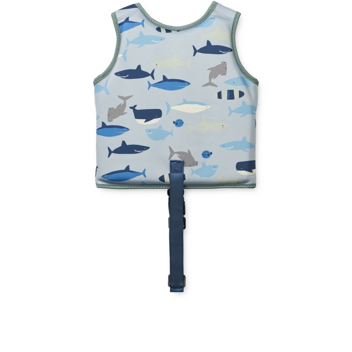 Dove Badevest - Shark / Dove blue