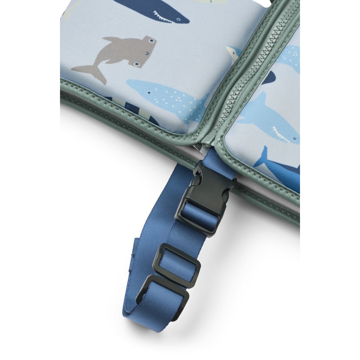 Dove Badevest - Shark / Dove blue