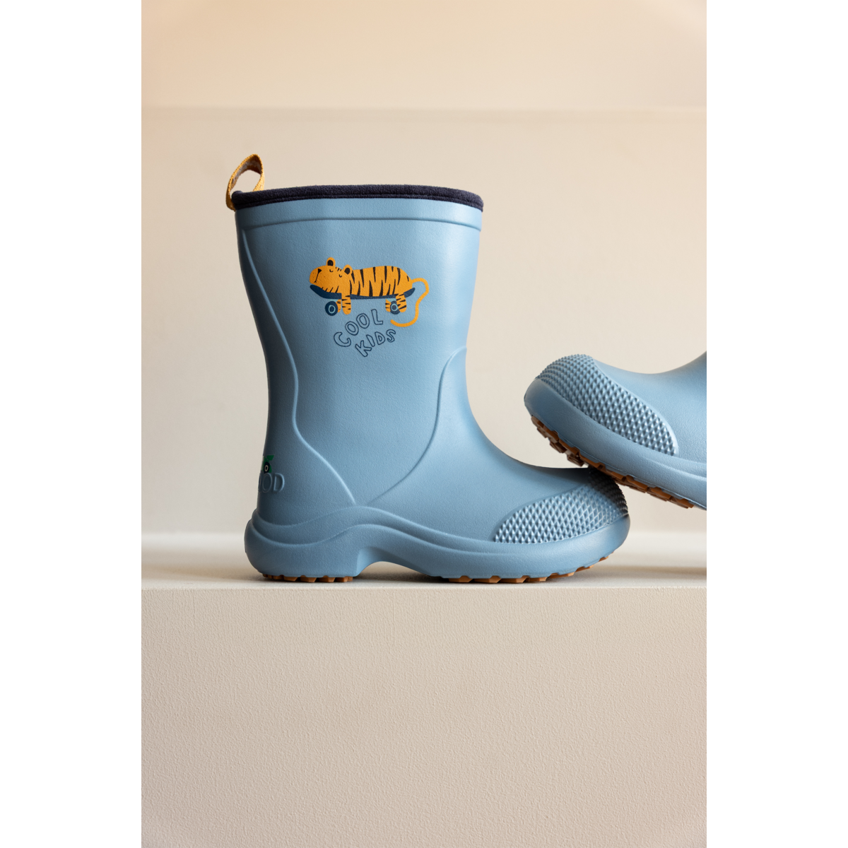 LIEWOOD ASTON Gummistøvler - Tiger / Beach blue - RAIN BOOTS