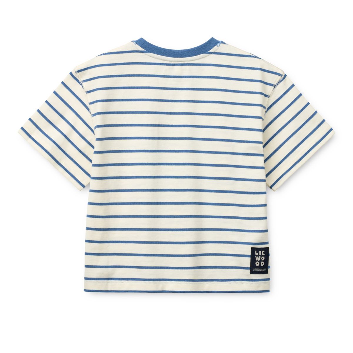 Liewood Tyler Striped short-sleeve T-shirt - Riverside / Creme de la creme - TSHIRT