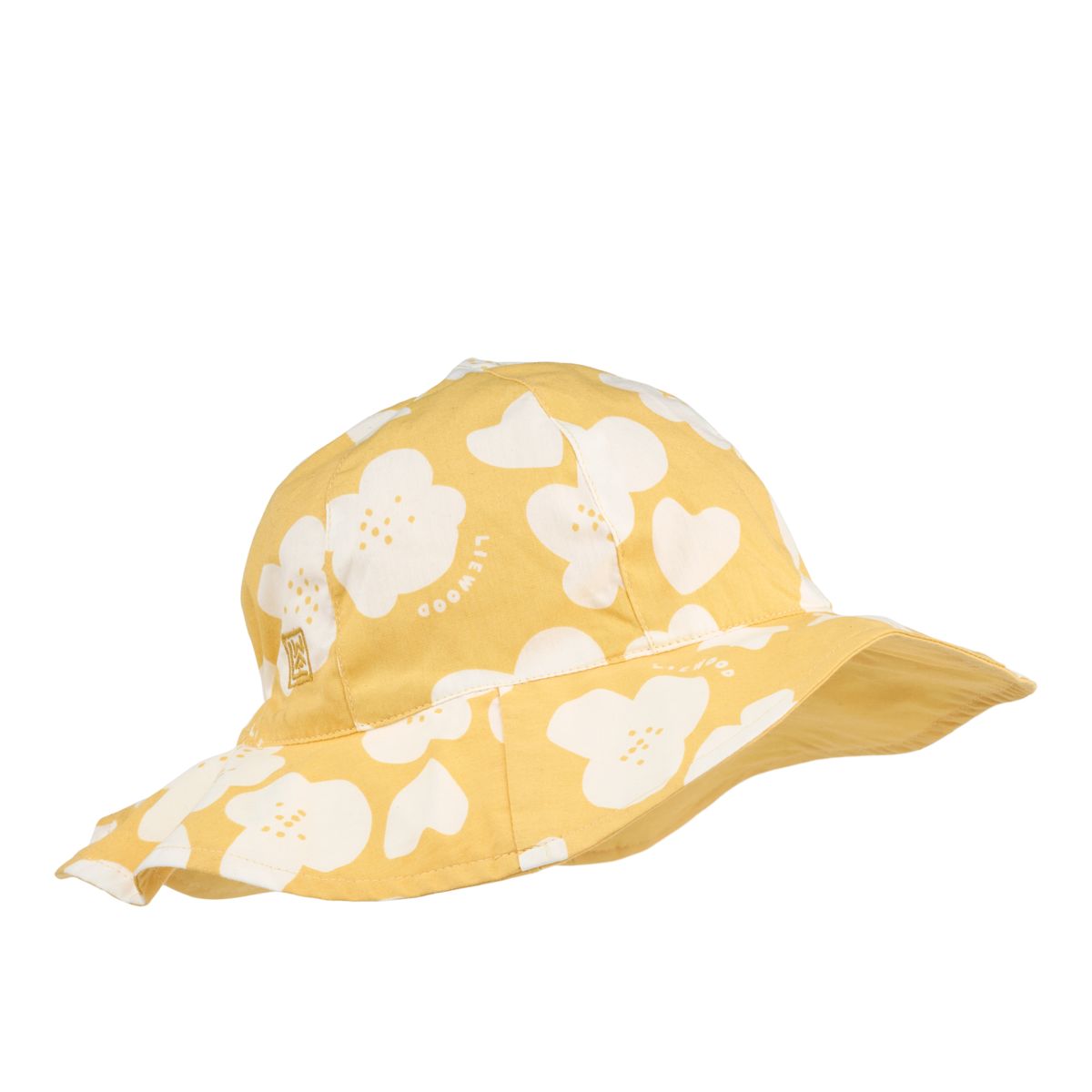 Liewood Amelia Reversible Sun Hat - Flower / Lemon yellow - HATS/CAP