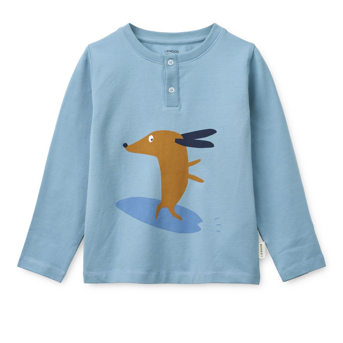 Liewood Wilhelm Printed Pyjamas Set - Dog / fun / beach blue / mix - PYJAMAS SET