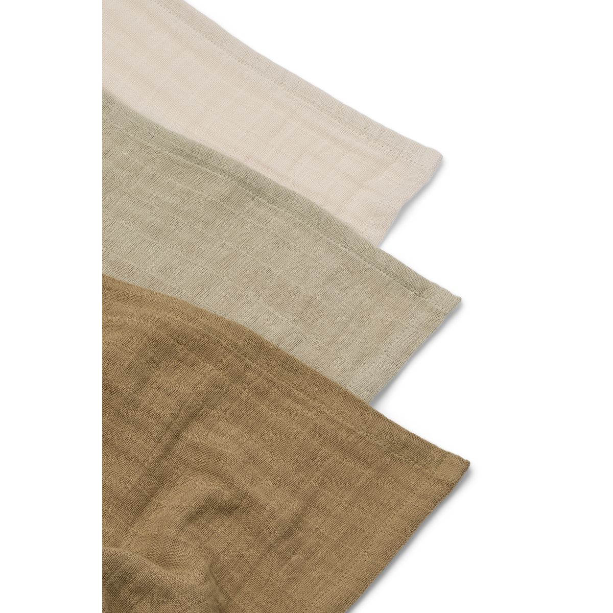 Liewood Lewis Muslin Cloth 3-pack - Sandy mix - MUSLIN CLOTH