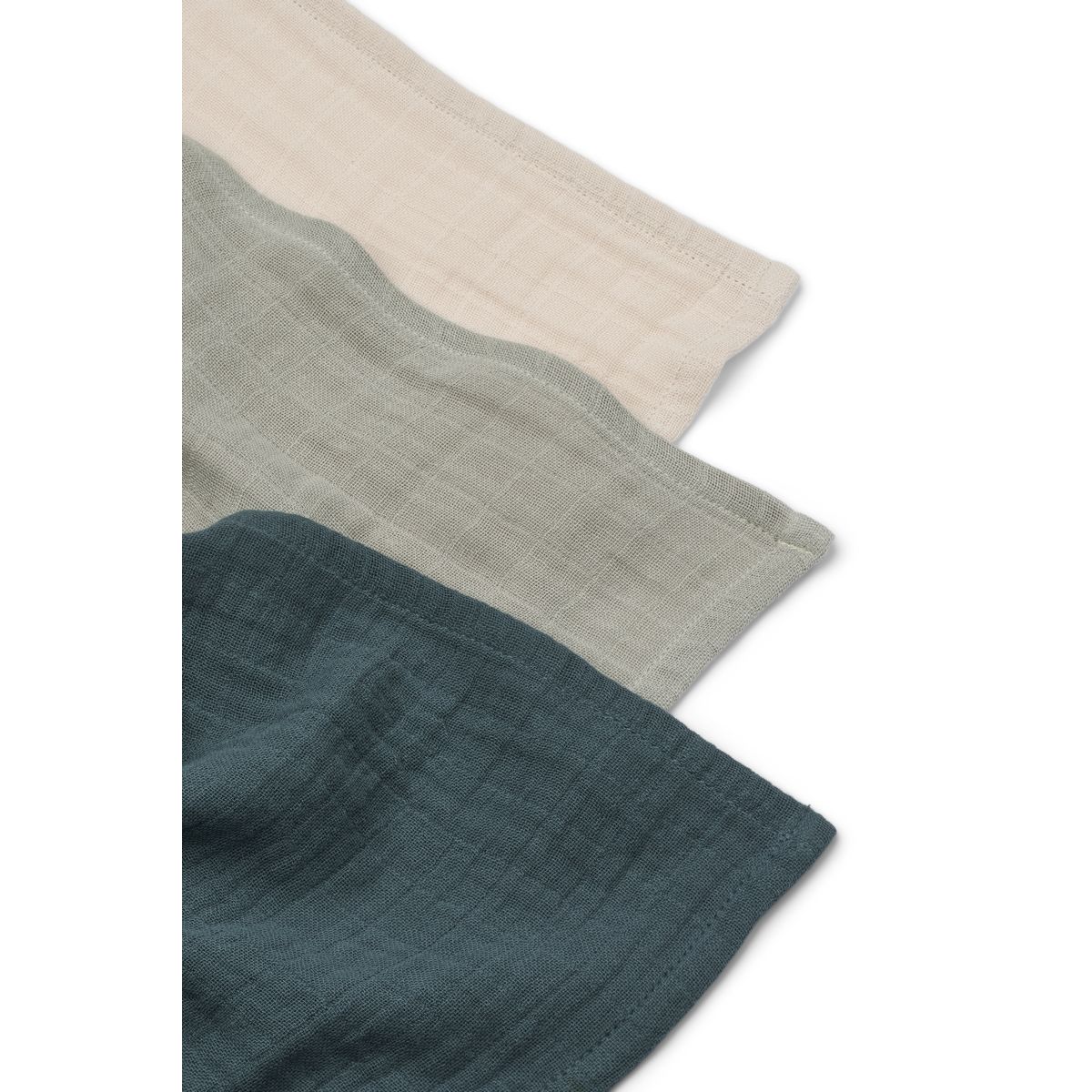 LIEWOOD Lewis Stofbleer 3 stk - Dove blue mix - Stofbleer