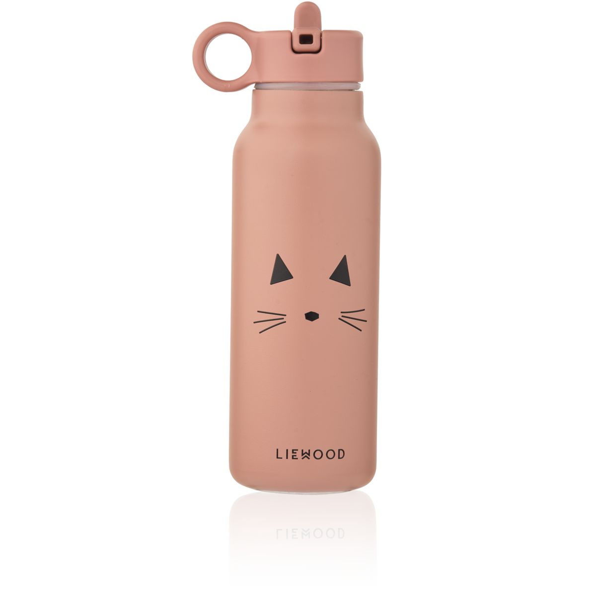 LIEWOOD Falk Vandflaske 350 Ml - Cat dark rose - Vandflaske
