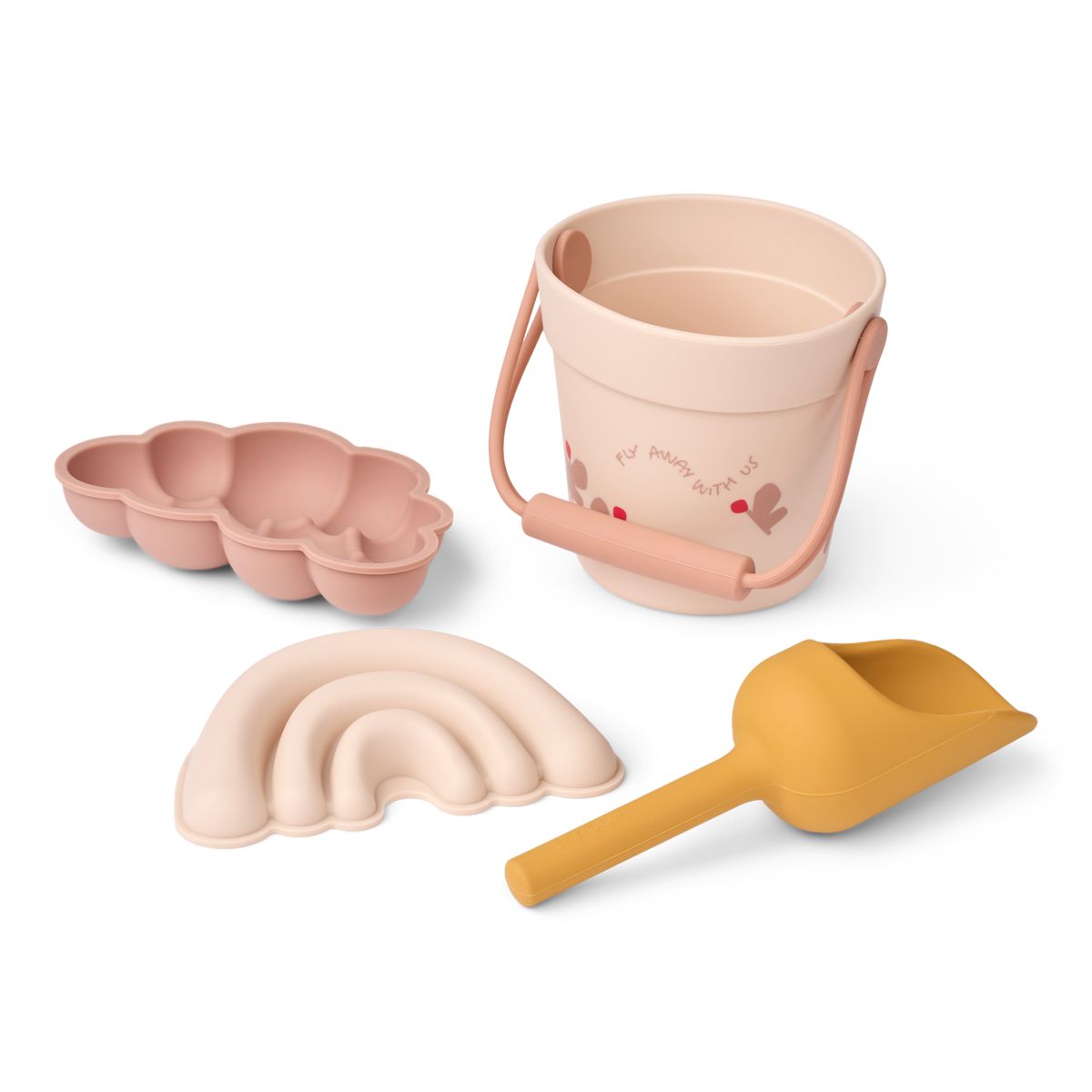 LIEWOOD Kit Mini Strandsæt med Sommerfugle - Butterfly / Apple blossom - SANDLEGETØJ